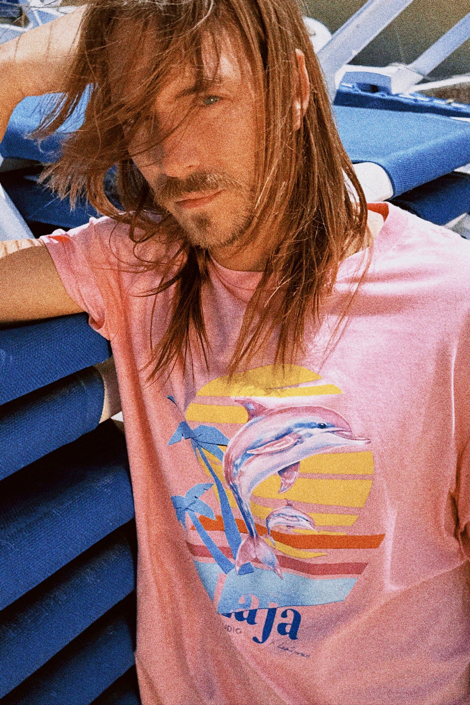 Camiseta Delfin rosa - Imagen 2